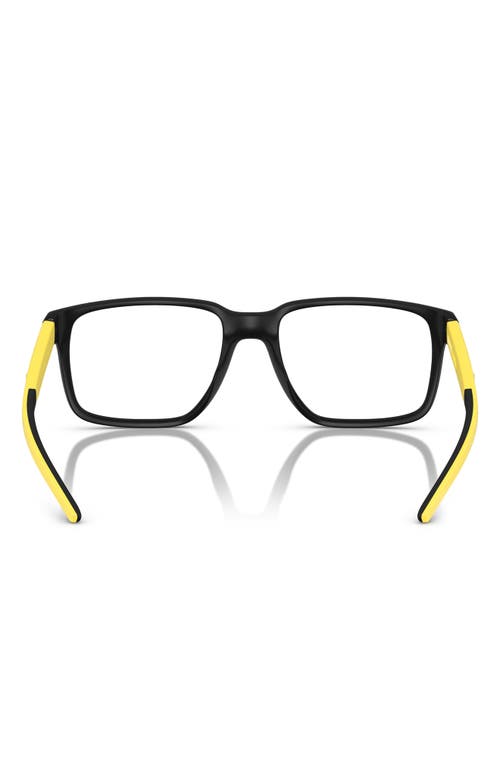 Scuderia Ferrari 56mm Square Optical Glasses In Black Grey