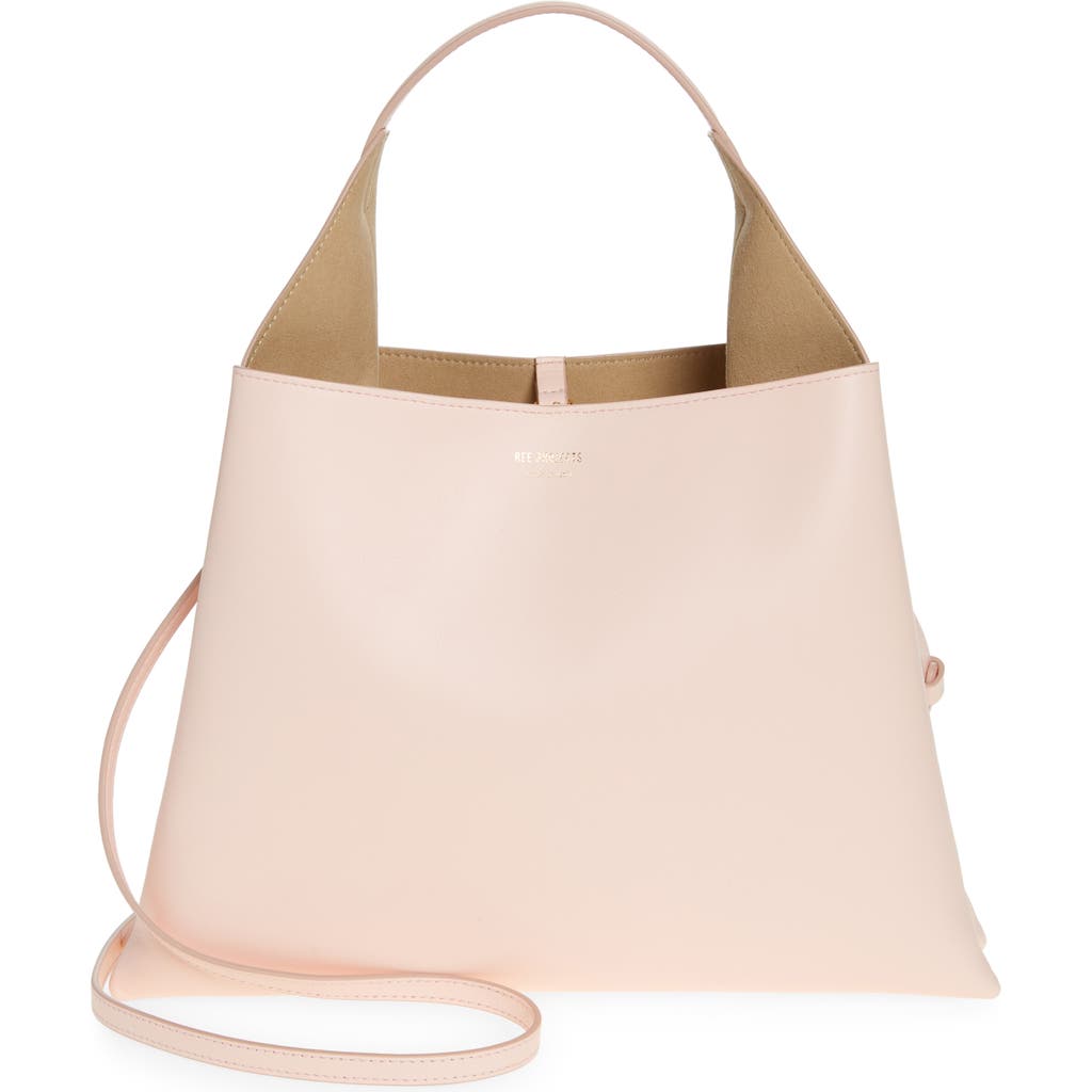 Ree Projects Mini Clare Leather Tote In Pink
