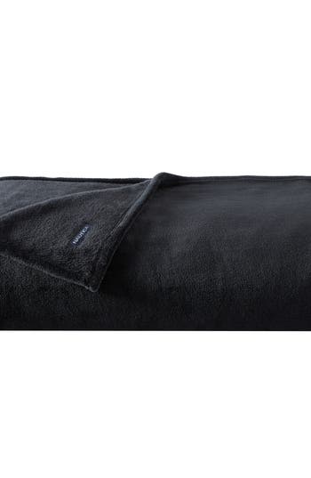 Nautica Ultra Soft Blanket In Black