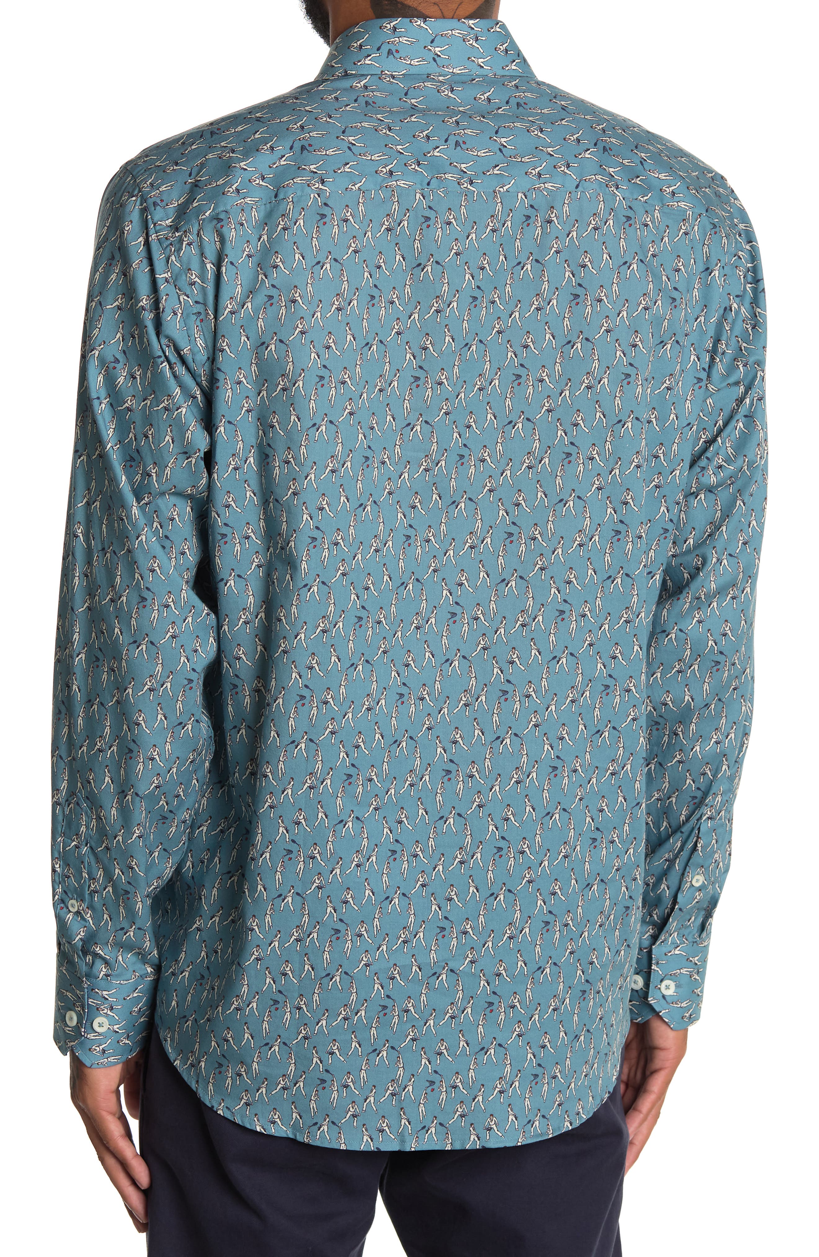 Bugatchi Badminton \u0026 Butterflies Print 