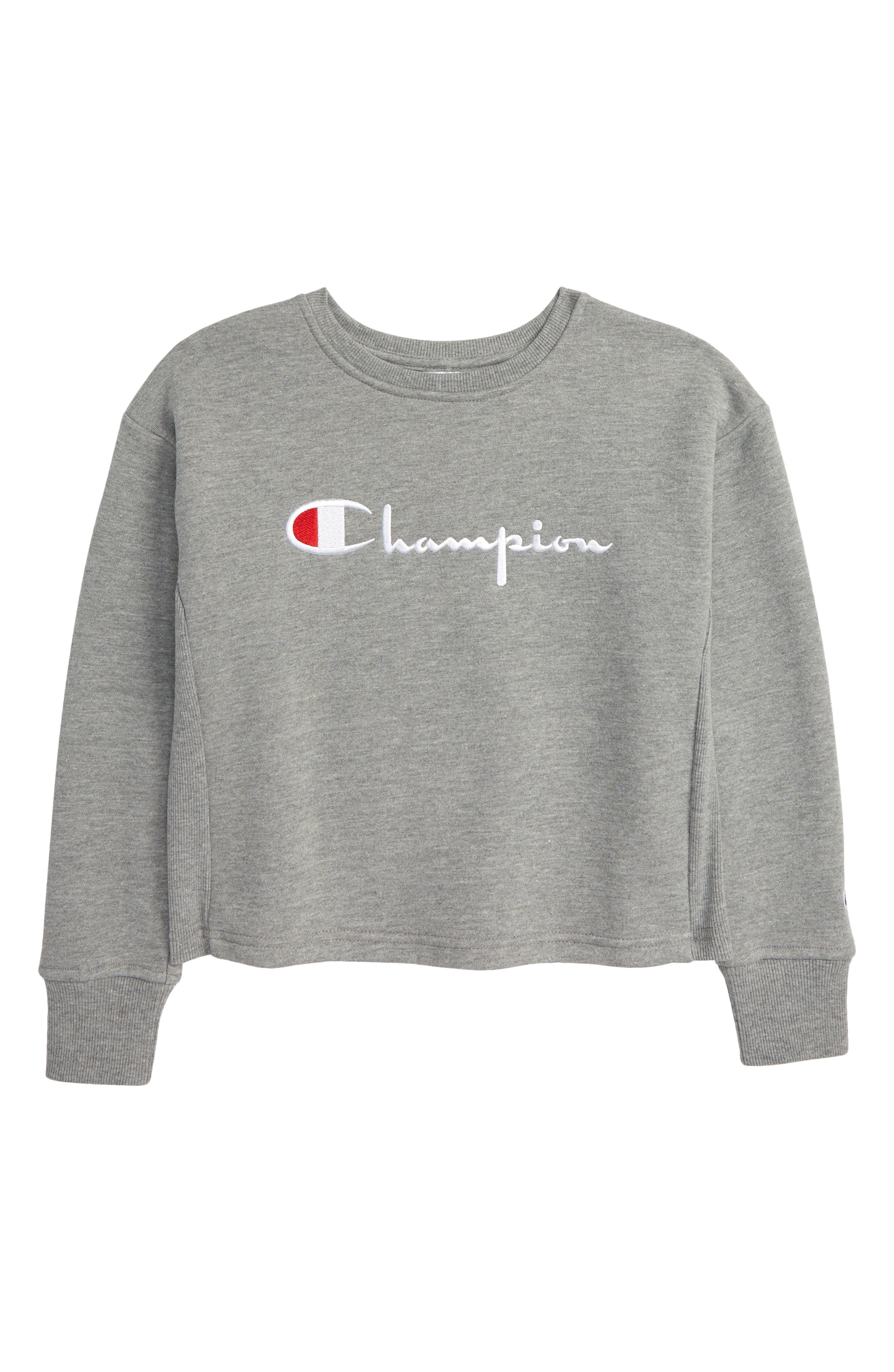Champion Seasonal Graphic Gallery Crop Boxy Crewneck T-Shirt Donna