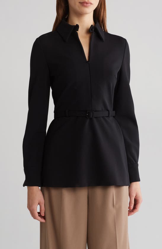 VALENTINO BELTED LONG SLEEVE TOP