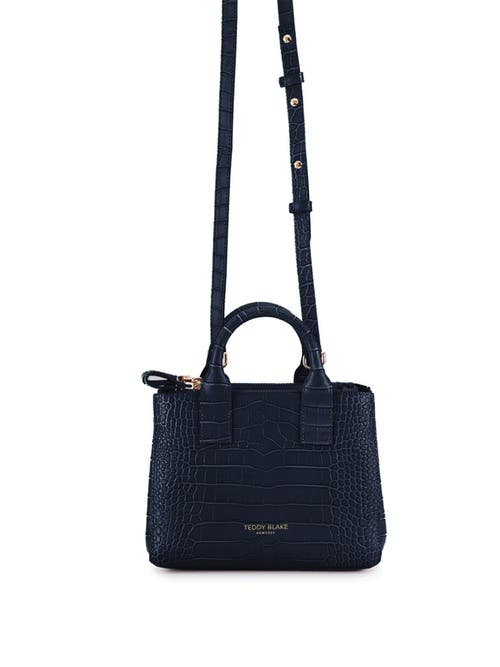 Teddy Blake Bella Croco 9" In Blue Jeans