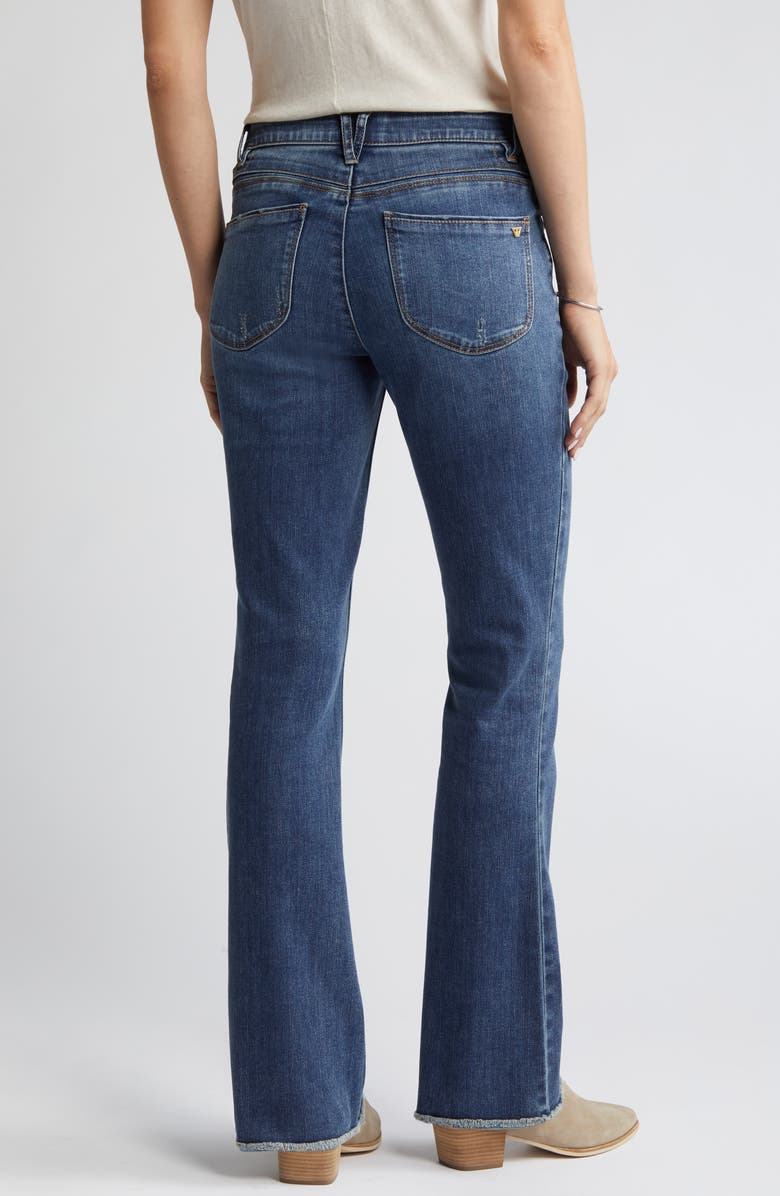 Wit & Wisdom 'Ab'Solution Frayed High Waist Bootcut Jeans | Nordstrom