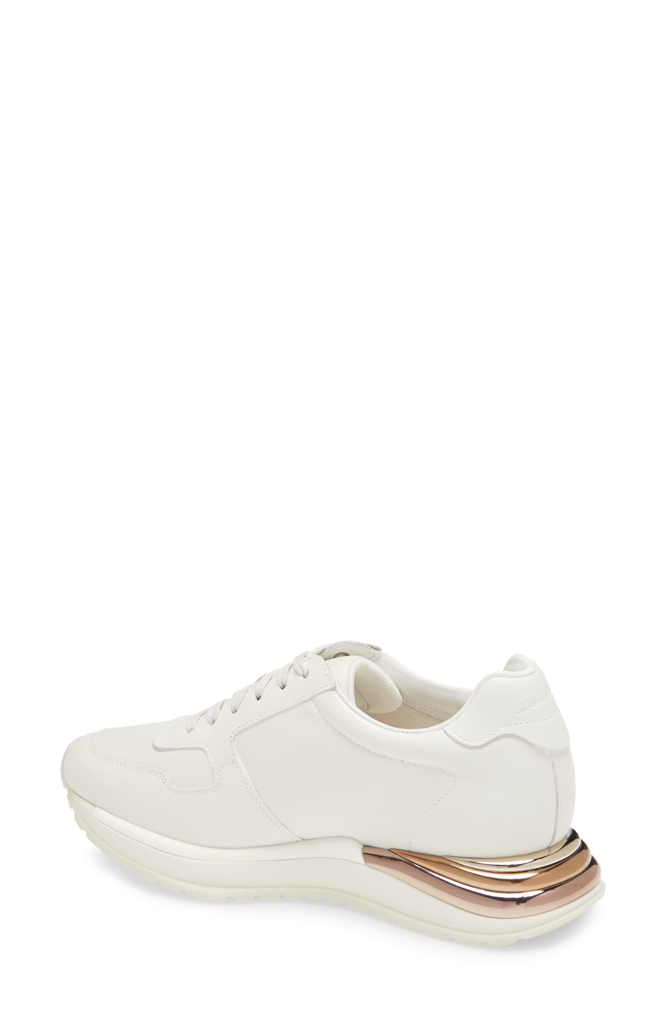 ferragamo sneakers white