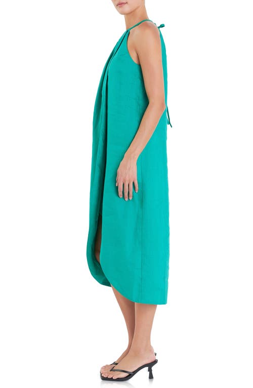 Grey Lab Tulip Sundress In Kelly Green