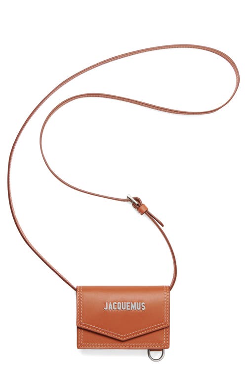 Jacquemus Le Port Azur Envelope Neck Pouch in Light Brown 2 at Nordstrom