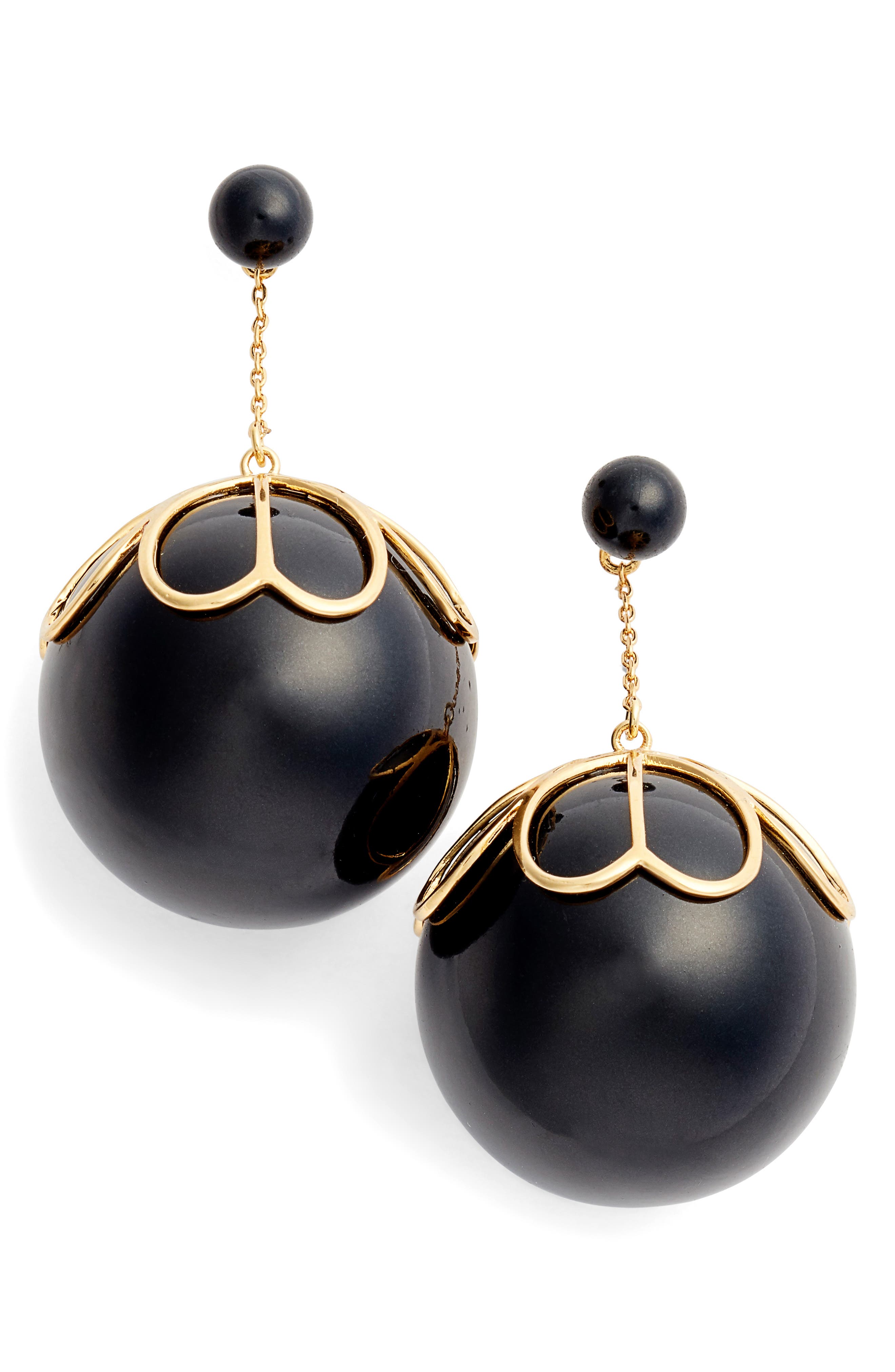 kate spade pearlette drop earrings