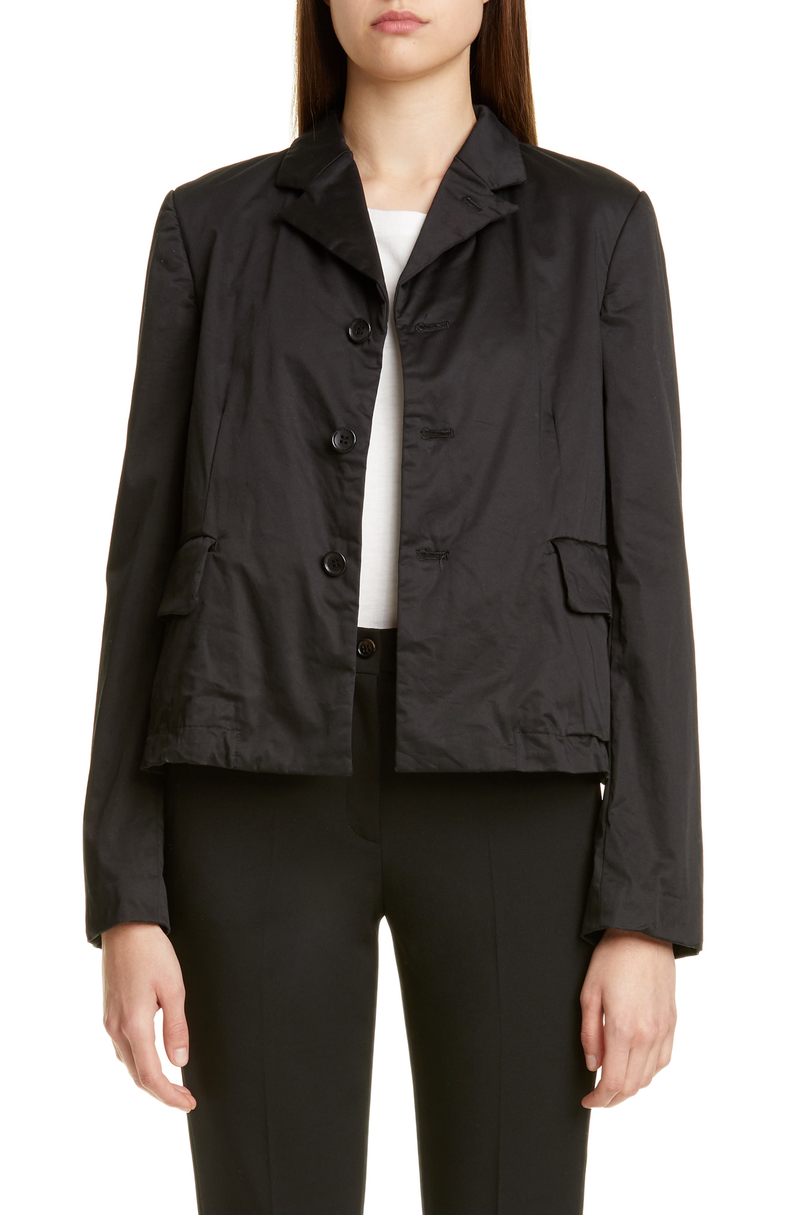 Comme des Garçons Reversible Lace & Sateen Jacket Nordstrom