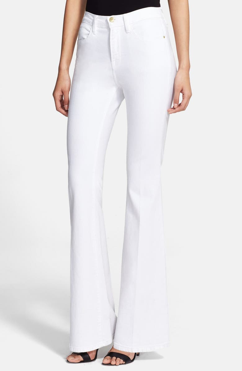 FRAME 'Le Flare' High Waist Jeans (Blanc) | Nordstrom