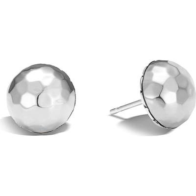 John Hardy Classic Chain Hammered Stud Earrings