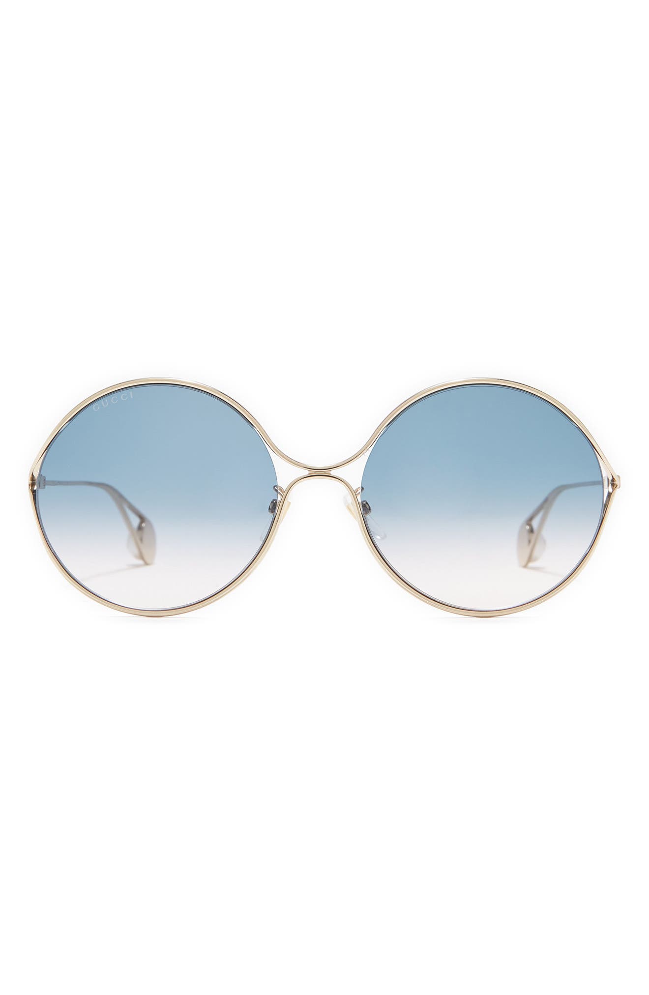 gucci 54mm round sunglasses