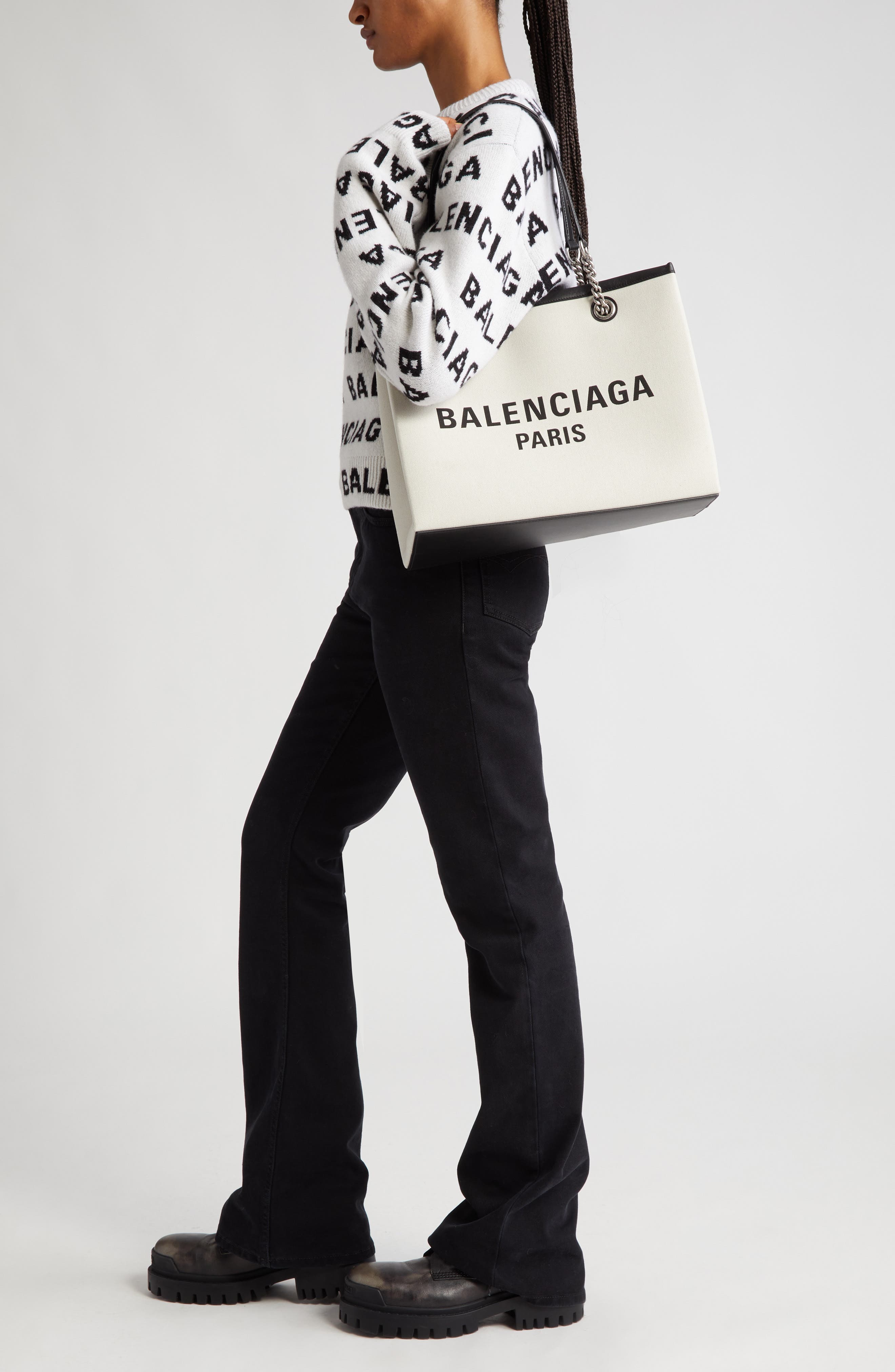Balenciaga small Duty Free tote bag - White