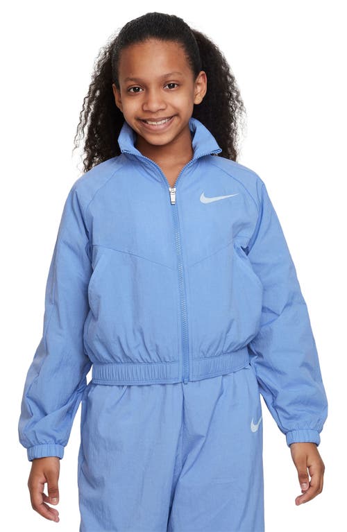 Nike Kids' Sportswear Track Jacket In Polar/blue Tint