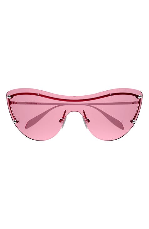 Alexander McQueen Curve Cat-Eye Sunglasses