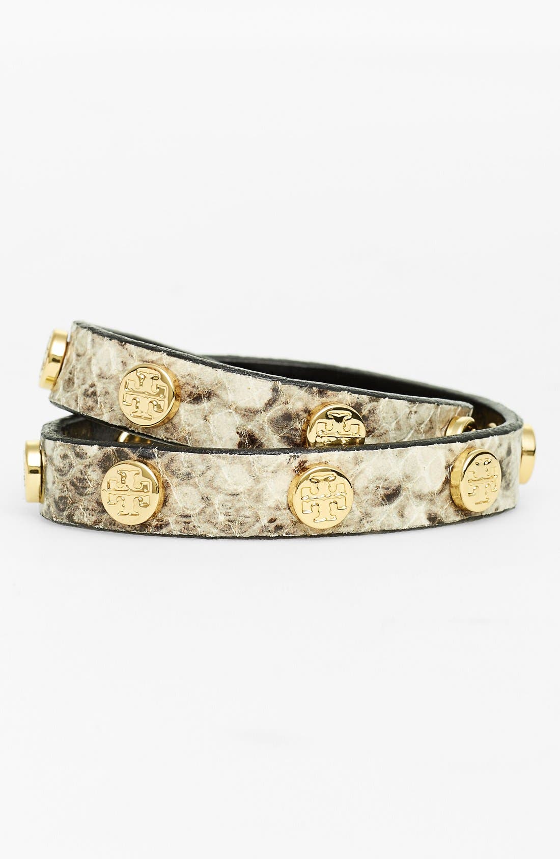 Tory Burch Logo Leather Wrap Bracelet Nordstrom