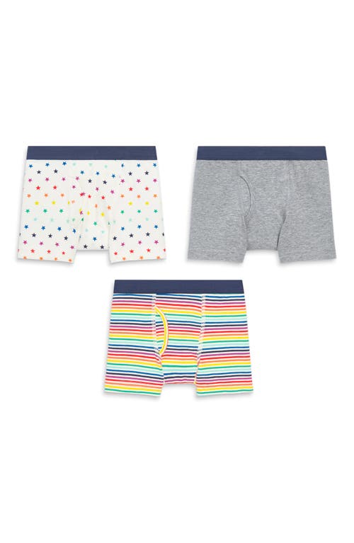 Primary Boxer Brief 3-pack In Sunburst Rainbow Mix