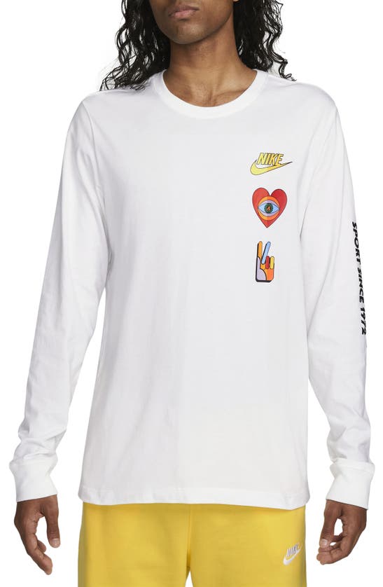 Nike Unifying Through Sport Long Sleeve Graphic Tee In Black Nike Unifying Through Sport Long Sleeve Graphic Tee In Black