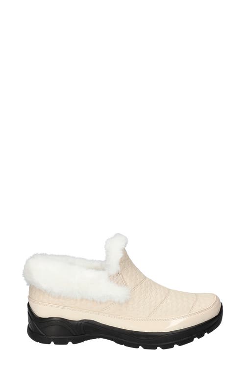 Shop Easy Street Flurry Waterproof Faux Fur Bootie In Winter White