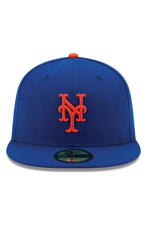New Era Men's New York Mets Batting Practice Blue 39Thirty Stretch Fit Hat
