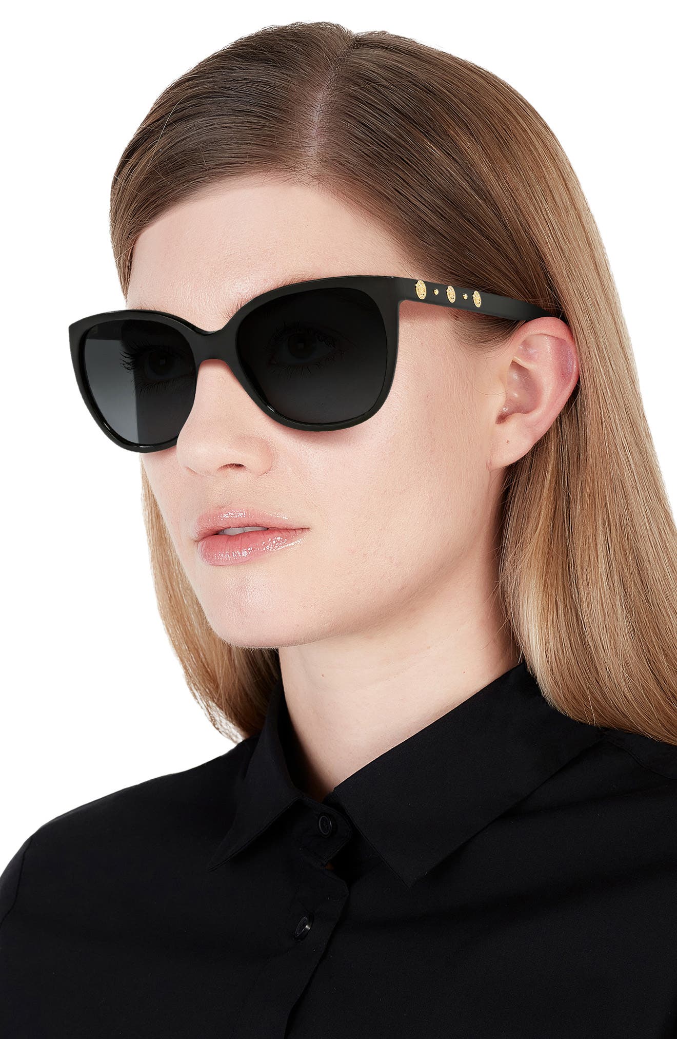 versace 57mm flat top sunglasses