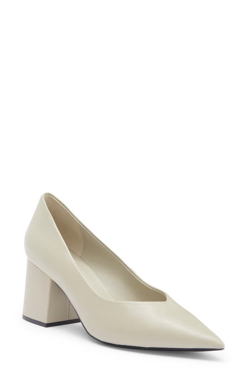 Shop Jeffrey Campbell Hourglass Pointed Toe Pump In Ice