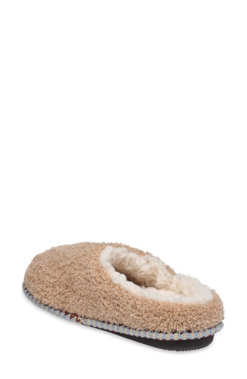 Gaahuu Cozee Faux Shearling Lined Slipper In Tan