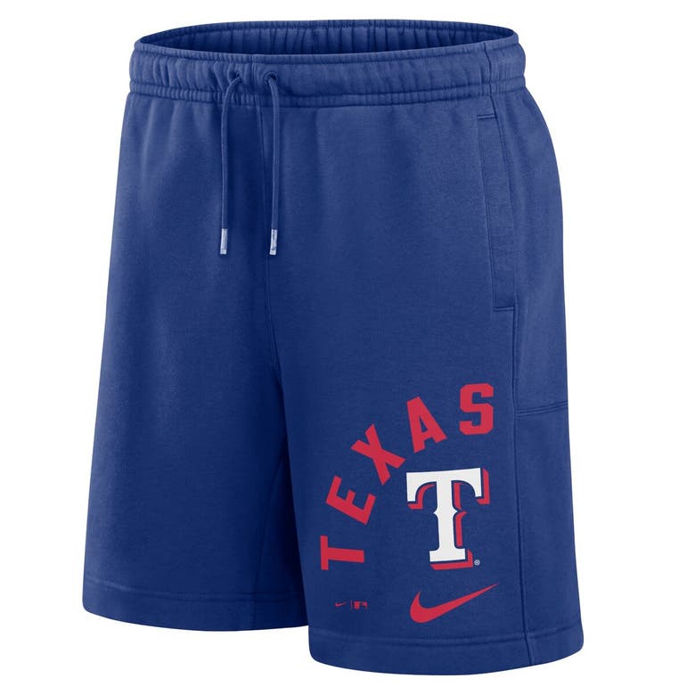 Shop Nike Royal Texas Rangers Arched Kicker Shorts