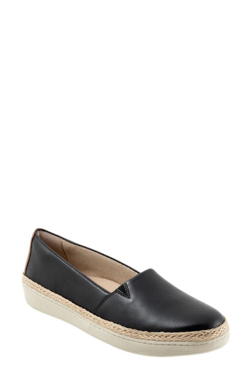 Trotters Accent Slip-On Black Leather at Nordstrom,