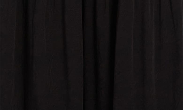 Shop Lovestitch Flutter Sleeve Tiered Maxi Dress In Black