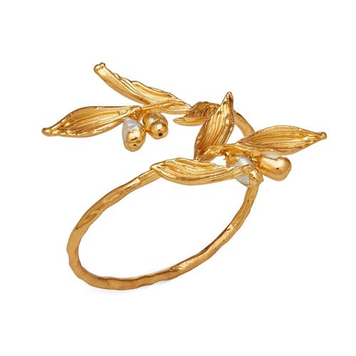 Dhwani Bhansal Haya Bracelet In Gold Plated