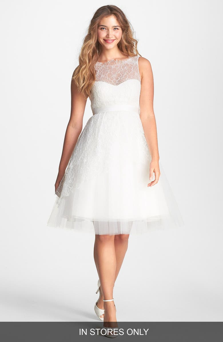 Jenny Yoo 'Bella' Chantilly Lace Fit & Flare Dress (In Stores Only ...
