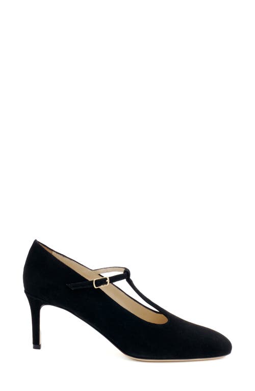 Amalfi By Rangoni Lucrezia T-strap Pump In Black Cashmere