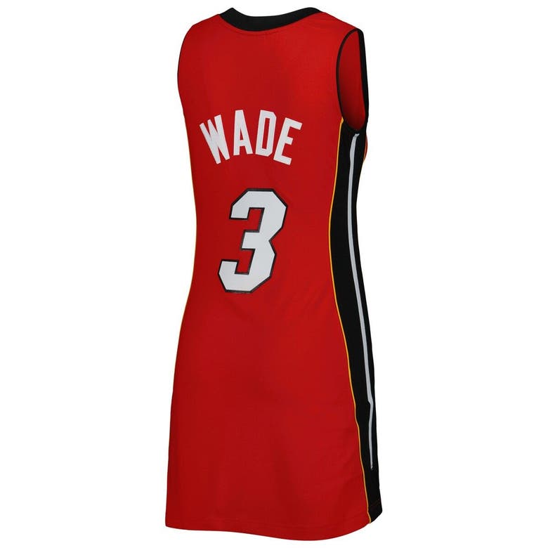 Shop Mitchell & Ness Dwyane Wade Red Miami Heat 2005 Hardwood Classics Name & Number Player Jersey Dress