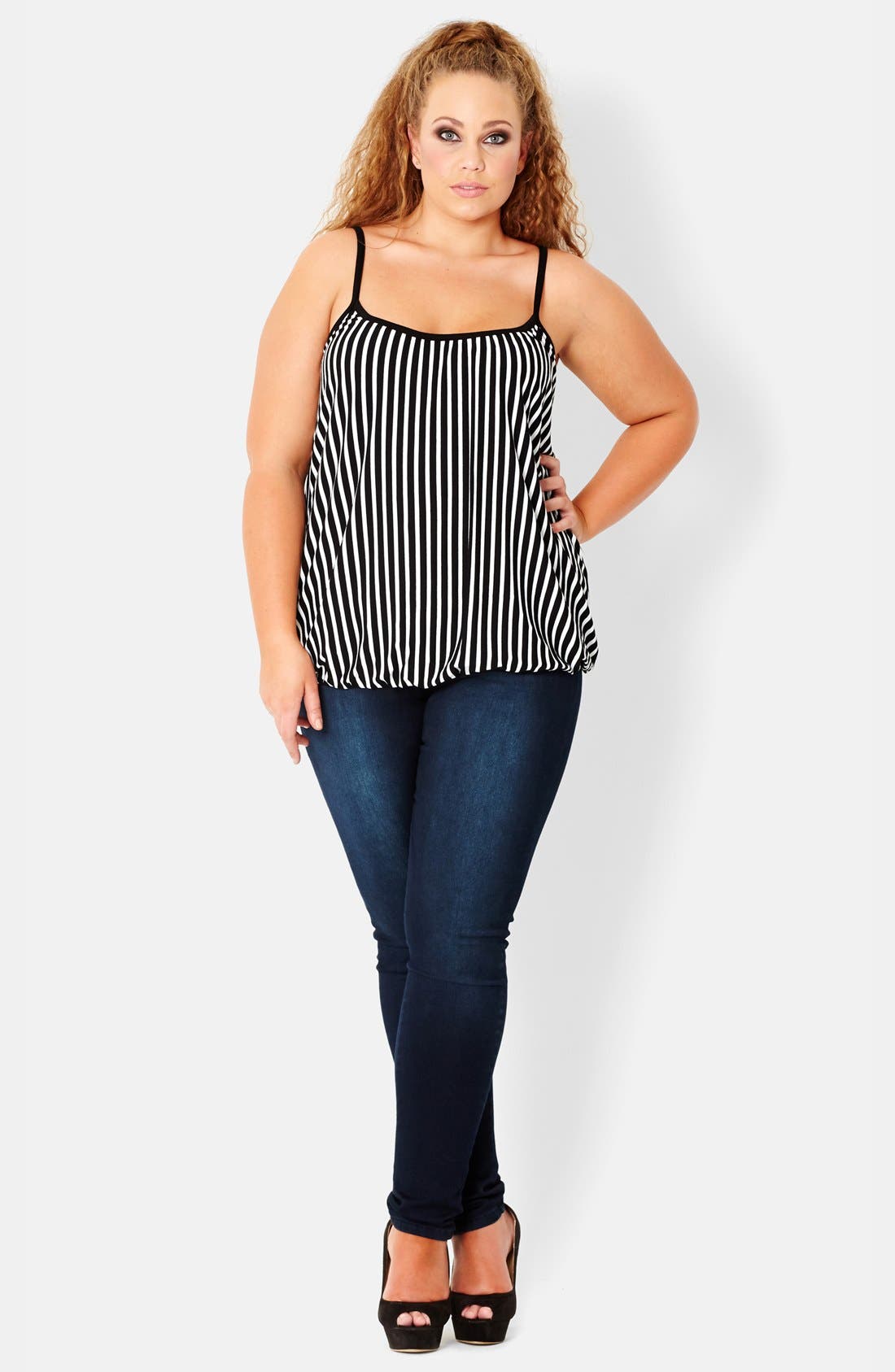 City Chic Bubble Hem Camisole (Plus Size) Nordstrom