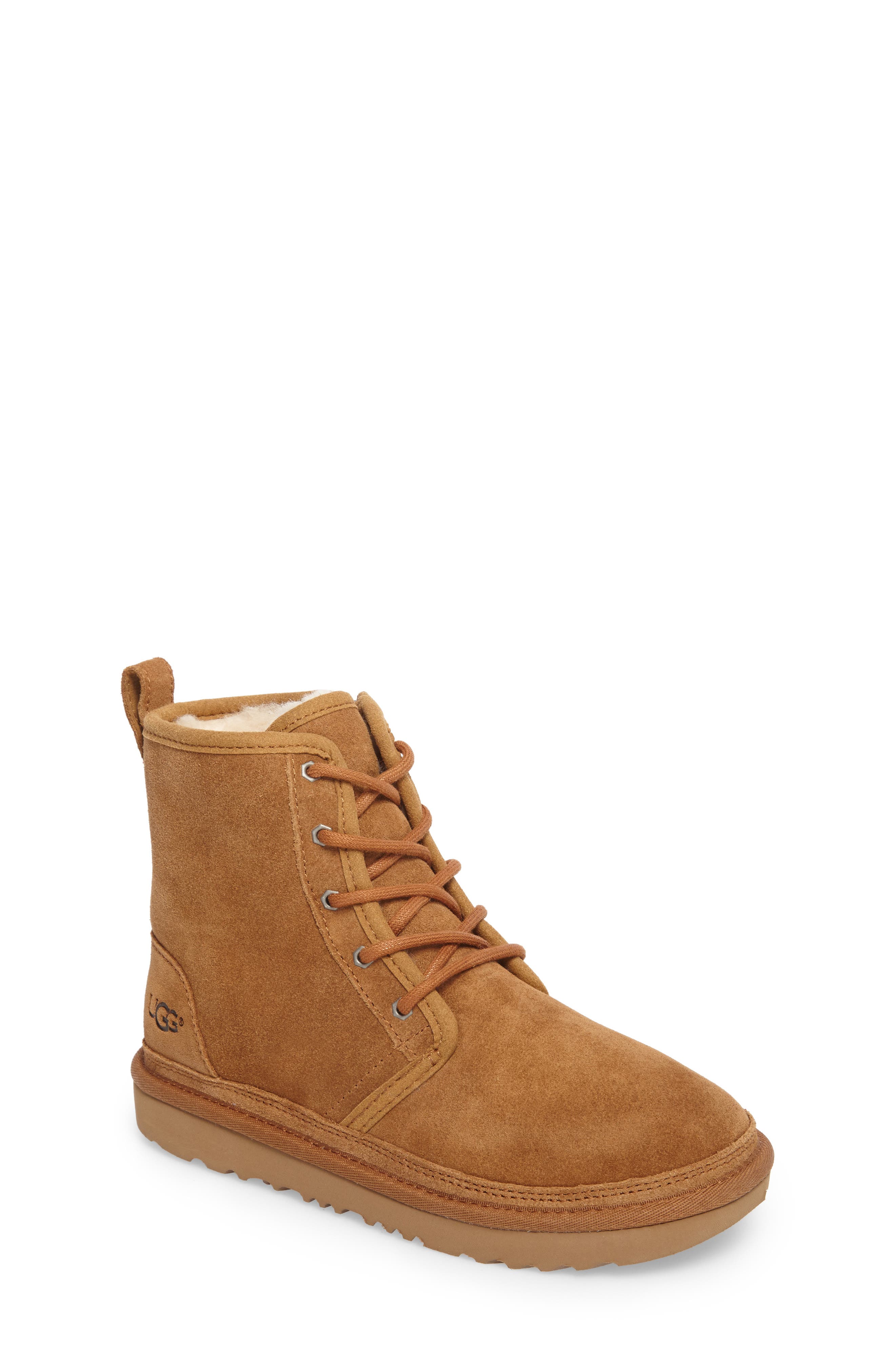 UGG® Harkley Lace-Up Boot (Little Kid 