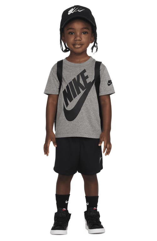 Nike Kids' Futura Graphic Tee & Shorts In Black