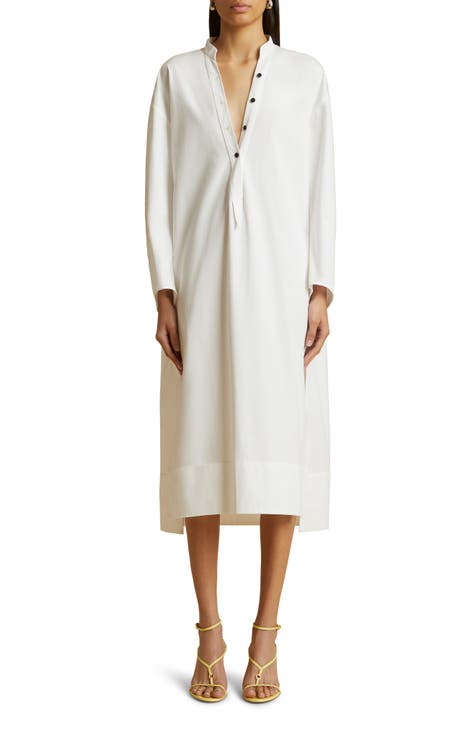 Cotton, Floaty Nightdress with Short Sleeves, Nadine