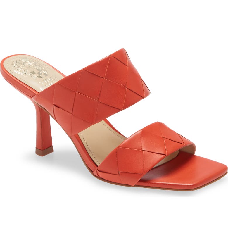 VINCE CAMUTO Candialia Sandal, Main, color, NEW TANGERINE TANGO NAPPA