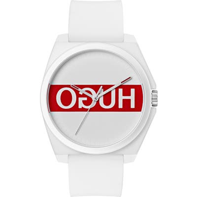 Hugo Silicone Strap Watch, 40Mm