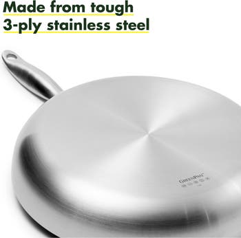 GreenPan Venice Pro 11-Inch Stainless Steel Ceramic Nonstick Fry Pan