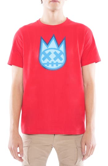 Shop Cult Of Individuality Clean Shimuchan Cotton Graphic Tee In High Risk Red