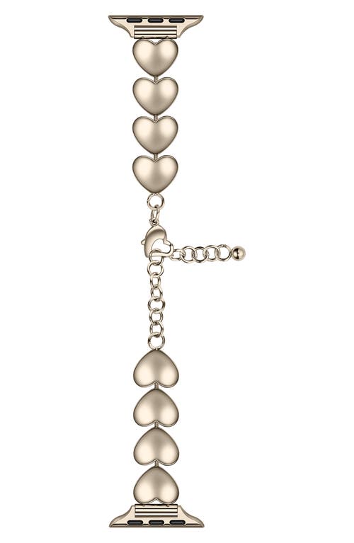 The Posh Tech Lover Heart Bracelet Apple Watch® Watchband In Starburst