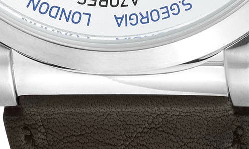 Gv2 Marchese Worldtimer Leather Strap Watch, 44mm In Brown