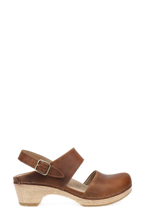 Dansko Lucia Slingback Platform Pump In Tan