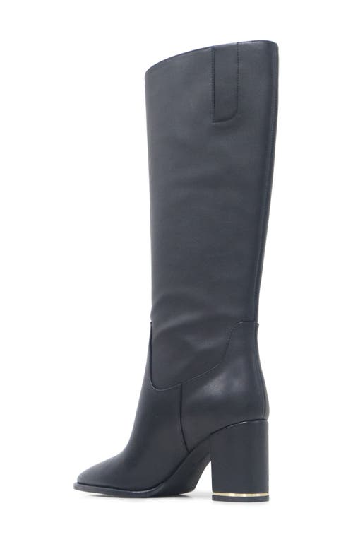 Kenneth Cole Yvonne Knee High Boot In Black Leather
