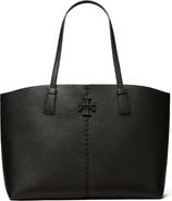 Tory burch 2025 mcgraw leather tote