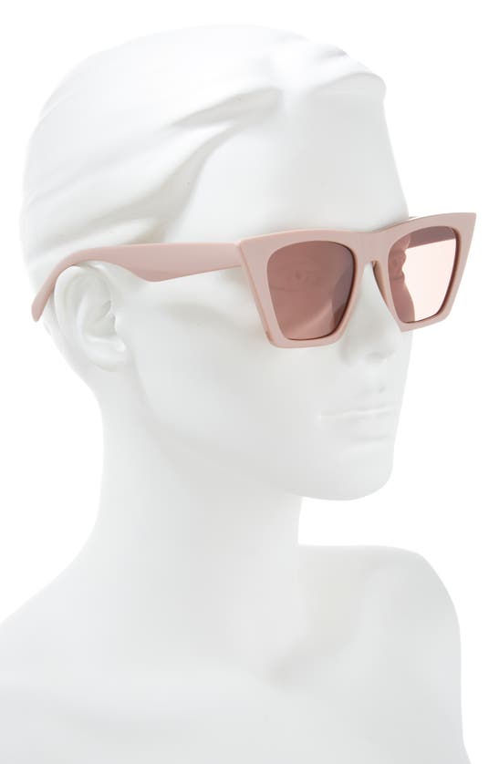 Shop Bp. 50mm Cat Eye Sunglasses In Milky Pink