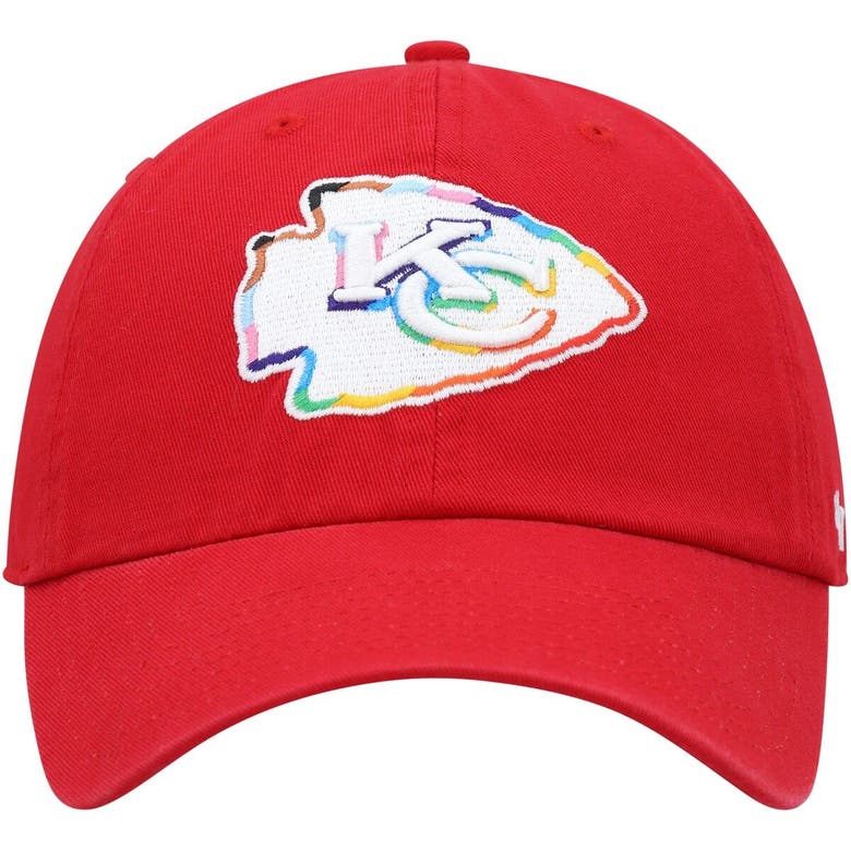 '47 Men's Kansas City Chiefs Red Clean Up Adjustable Hat