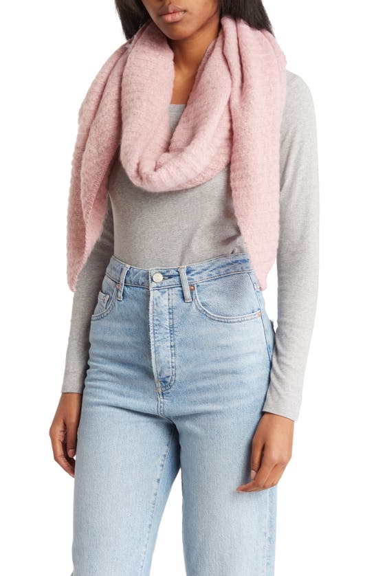 Melrose And Market Ribbed Variegated Scarf In Pink